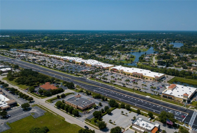 North Port US Tamiami Trail Commercial Area- Cocoplum Shopping Center.