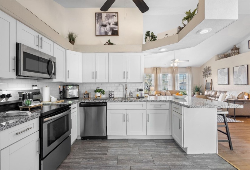 LOTS OF STORAGE IN THIS KITCHEN