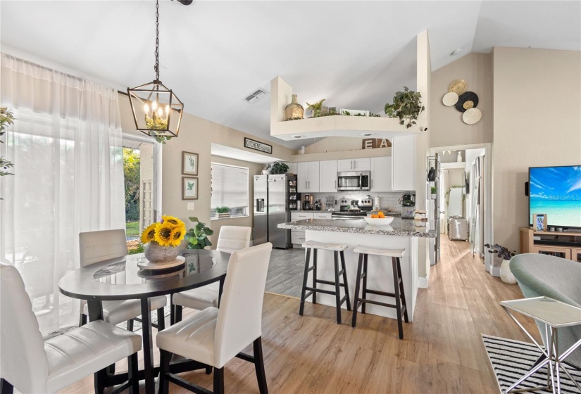 DONING ROOM OVERLOOKING KITCHEN