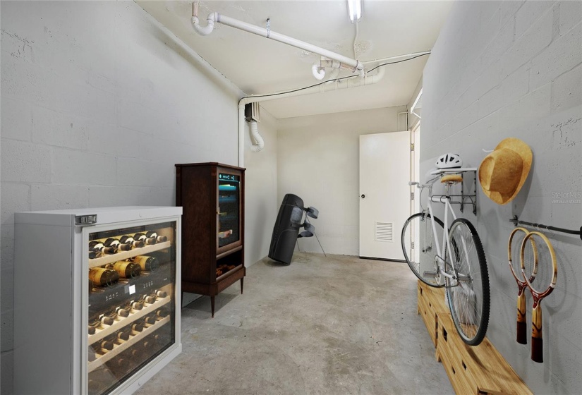 Private Storage Room - Great for Wine Collectors or other hobbies (virtually staged)