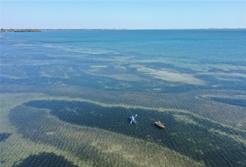 Kayak the tranquil Sarasota Bay directly from community kayak launch