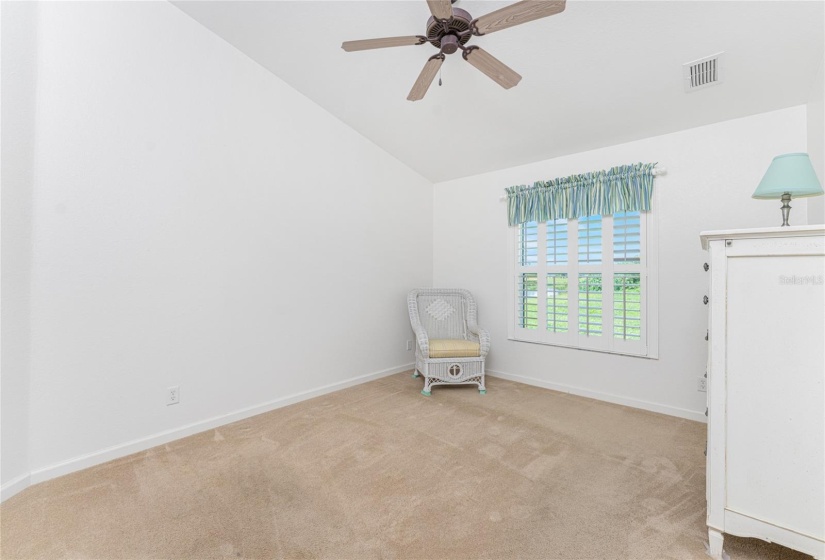 Bedroom #3 has a vaulted ceiling!