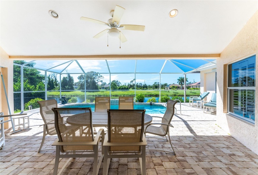 Lanai is perfect for outdoor entertaining!