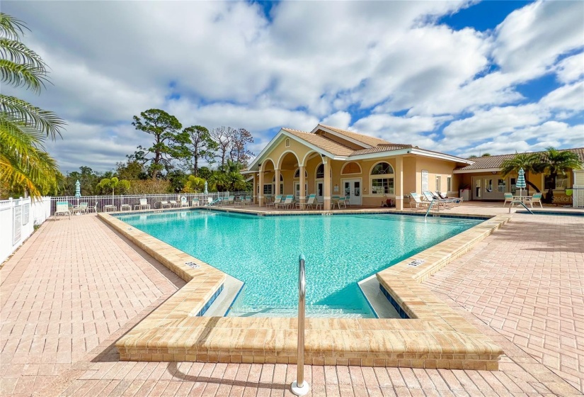 Welcoming pool area