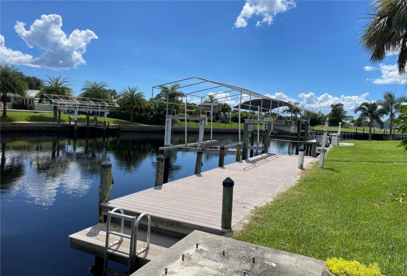 Dock was replaced in 2017. There is water and electric near the dock.