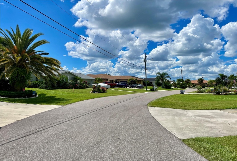 Looking west on waterway Dr.