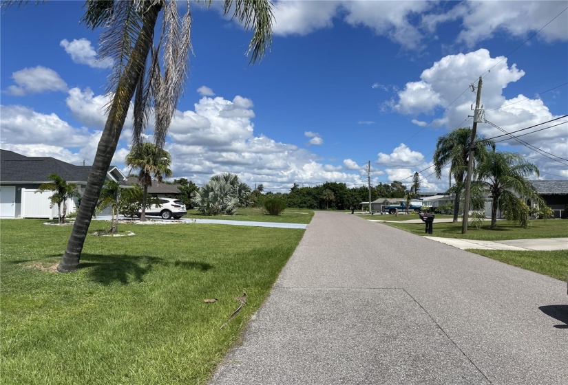 Looking east on Waterway Dr.