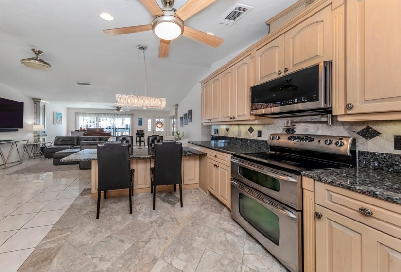 Kitchen and Living Area