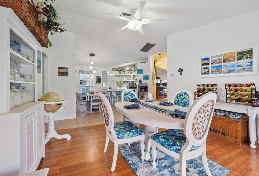 Dining room area