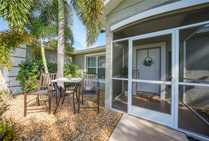 Enclosed front porch