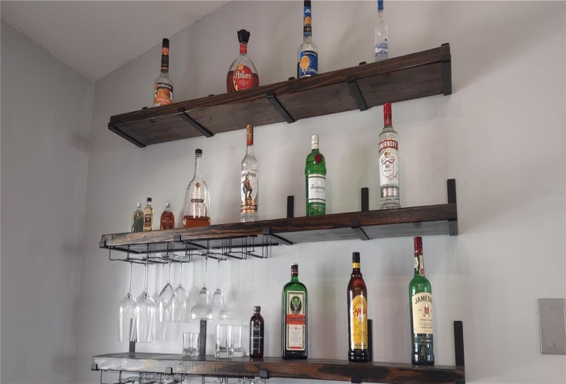 beverage shelves