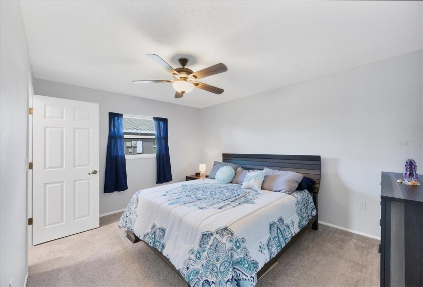 Second bedroom with walk-in closet