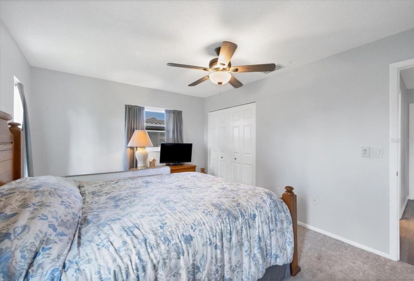 Third bedroom with wall closet