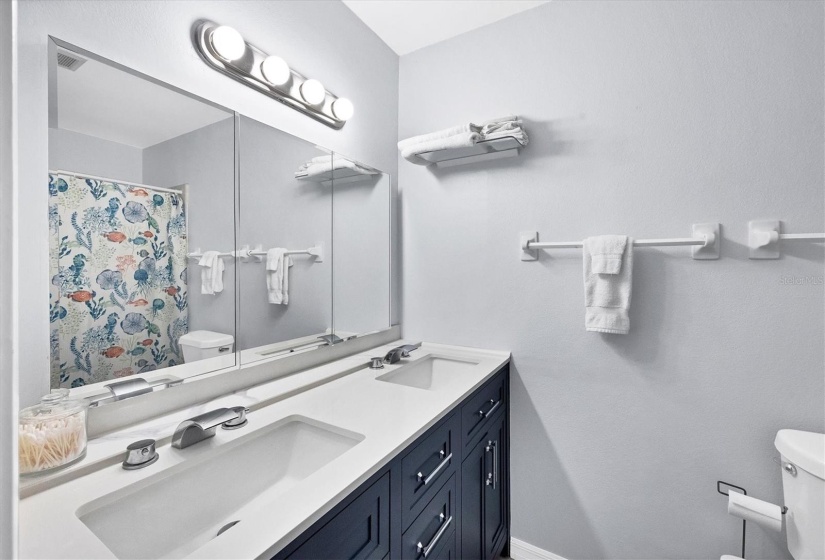 Beautiful remodeled second bathroom