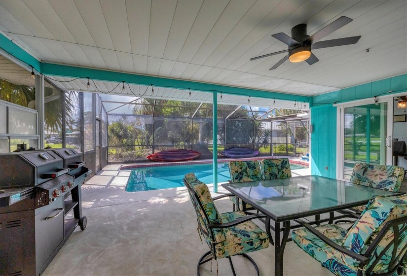 Large covered lanai