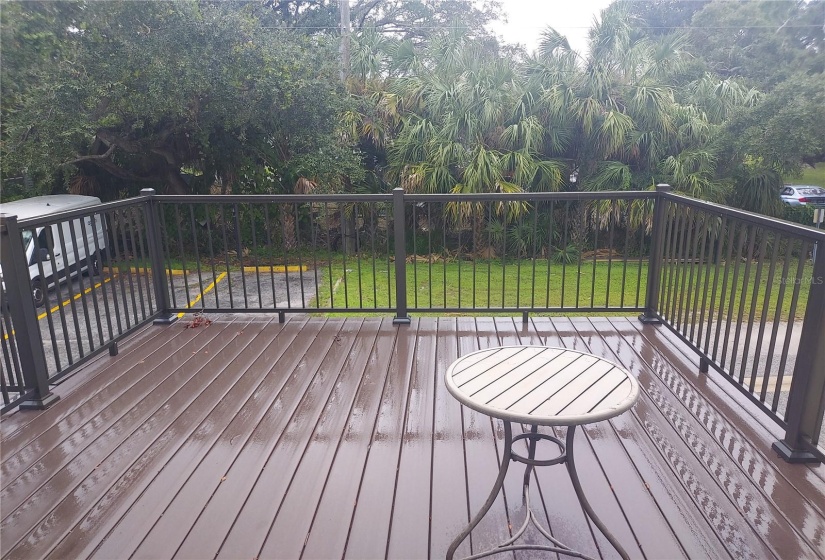 private deck off the primary Bedroom