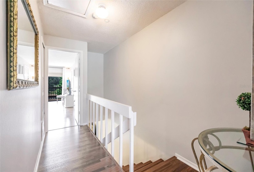 Upstairs Hallway to Second Bedroom