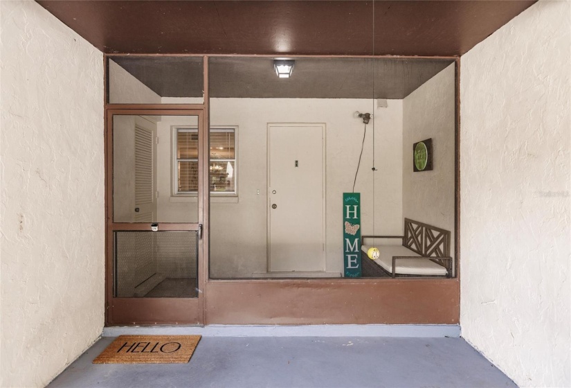 Screened Front Porch