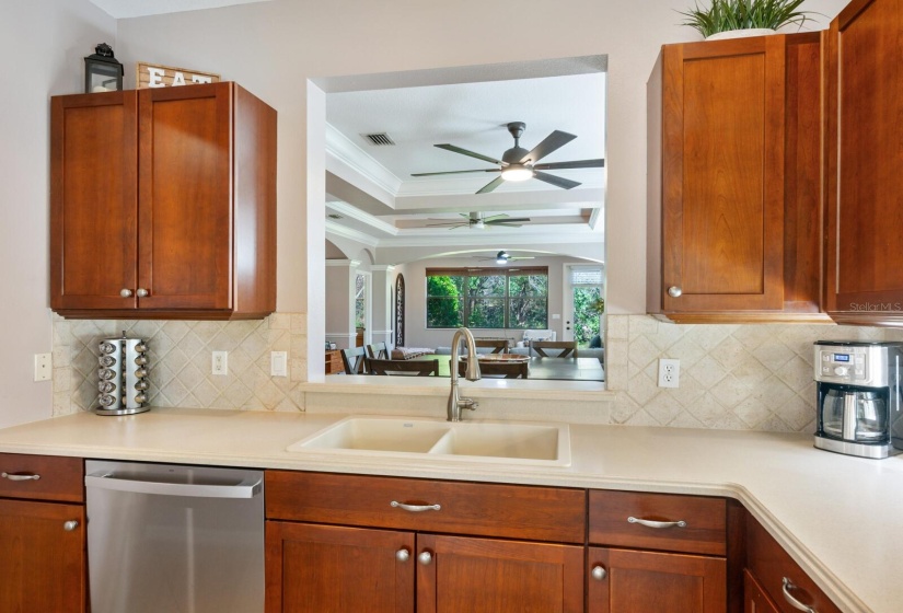 Custom tile backsplash