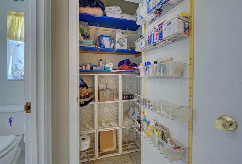 Guest Bath Storage Closet