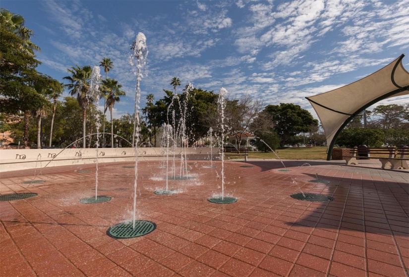 Children's Splash Fountain Downtown