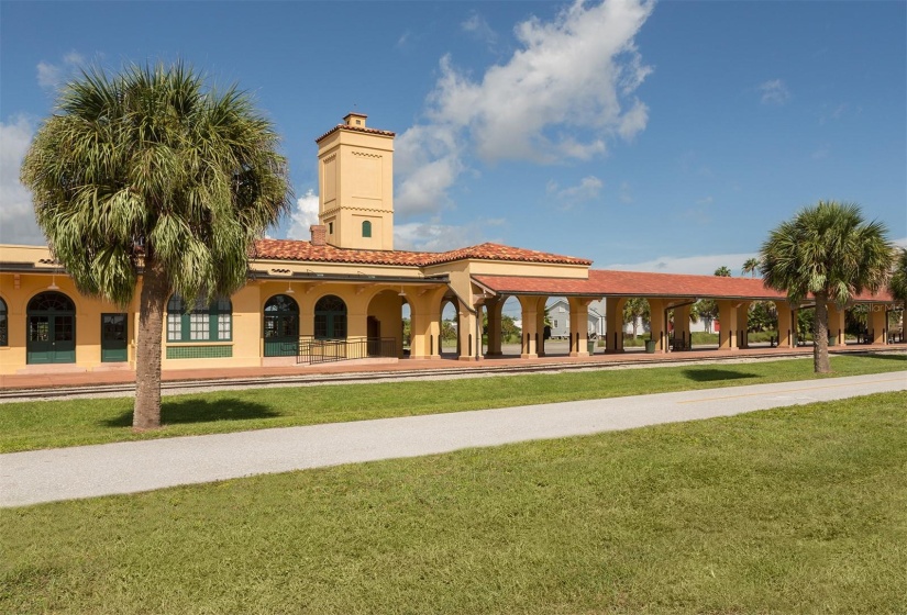 Historic Venice Train Station and trailhead for the Legacy Trail