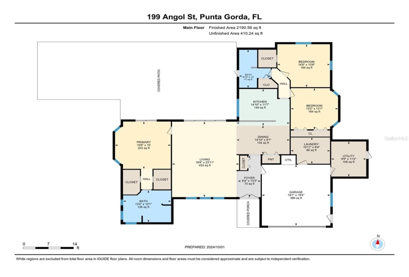 Floor plan (imperial measurements)