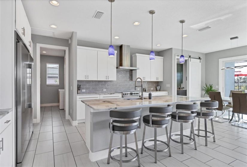 Expansive Kitchen Island