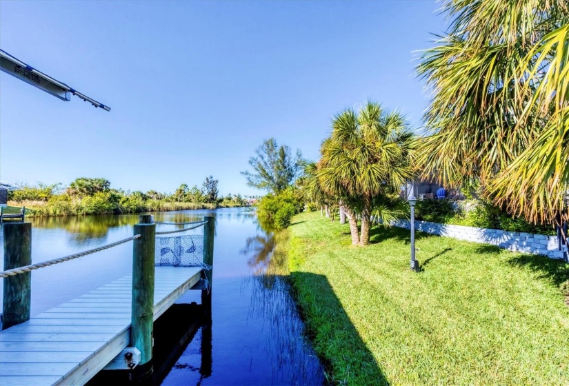 Composite Boat Dock Featuring Water and Electric