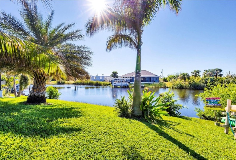 Double Waterfront Lot with Beautiful Landscaping