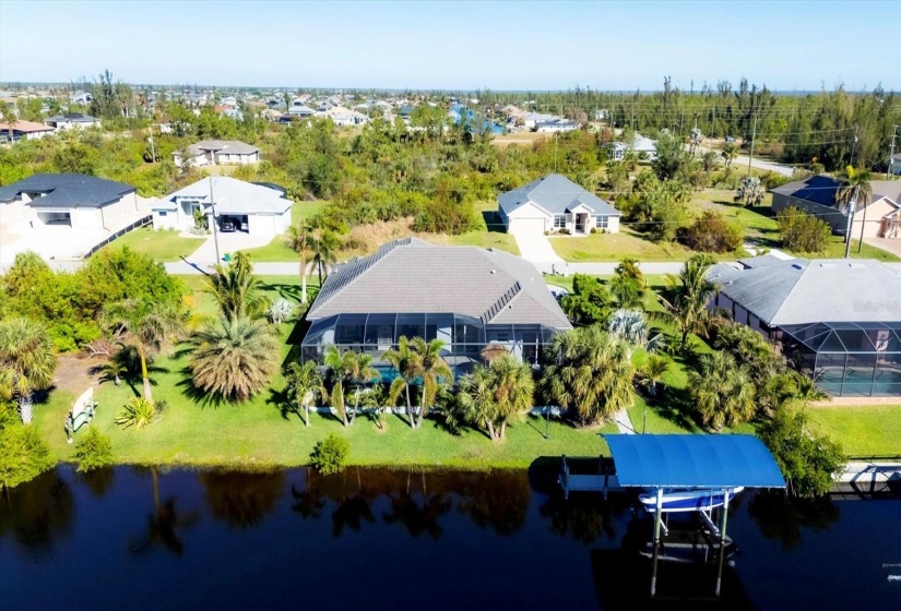 Double Waterfront Lot with Tropical Backdrop