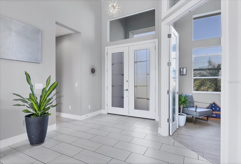 Elegant Double Door Front Entry