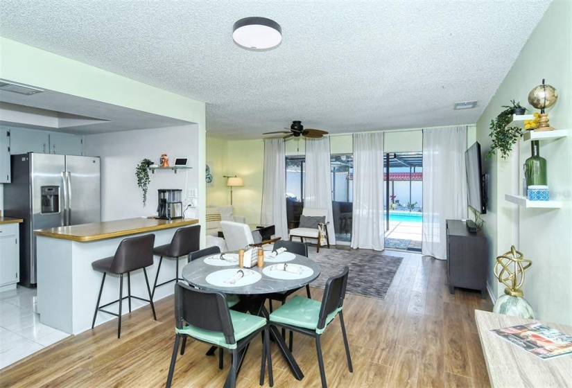 Kitchen and Dining Area