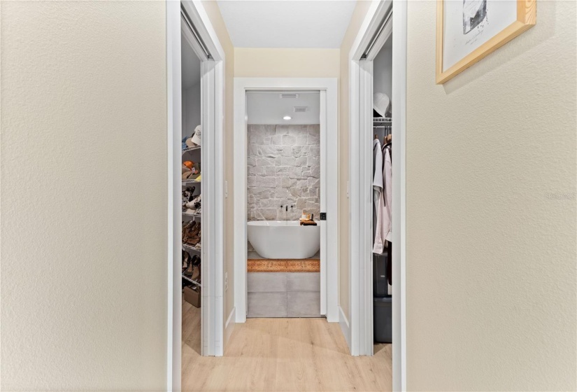 Double Walk-in Closets