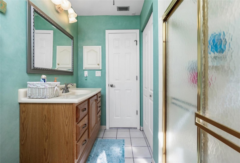 Guest bathroom / pool bath.