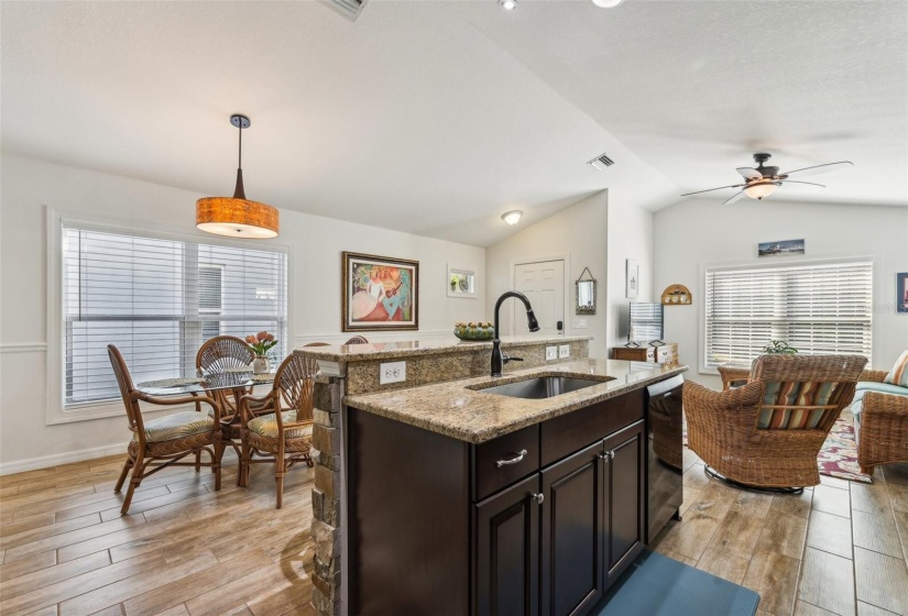 KITCHEN AND DINING ROOM