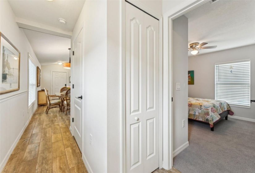 HALLWAY AND GUEST BEDROOM