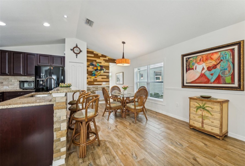 KITCHEN AND DINING ROOM