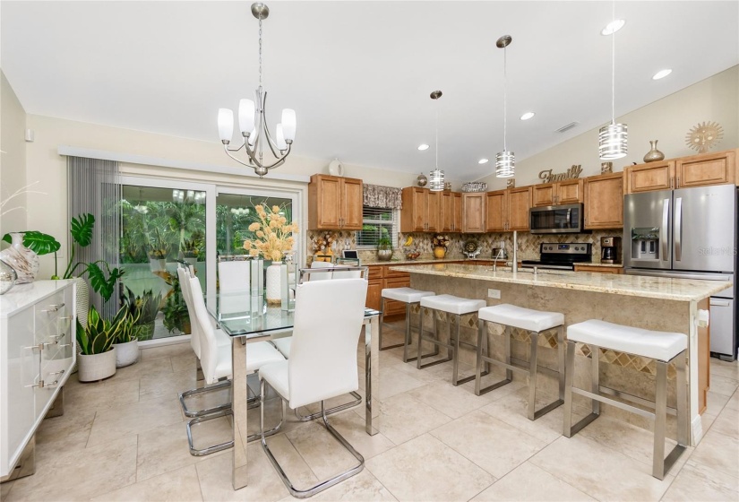 Dining room & Kitchen