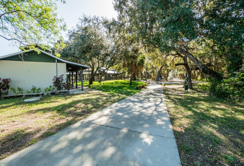 SHADY, MOSSY OAKS, BIKING AND WALKING TRAILS