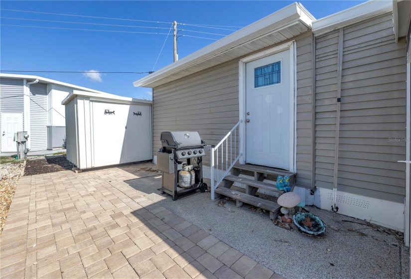 Outdoor shed