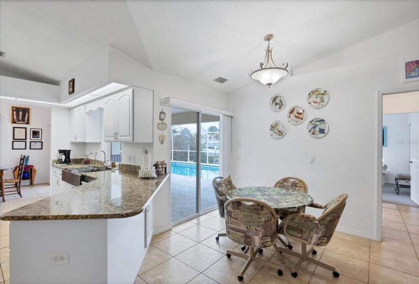 LEAVING EITHER BED 2OR 3 AT END OF HALLWAY IS YOUR BREAKFAST NOOK KITCHEN AND FAMILY ROOM COMBO LAYOUT