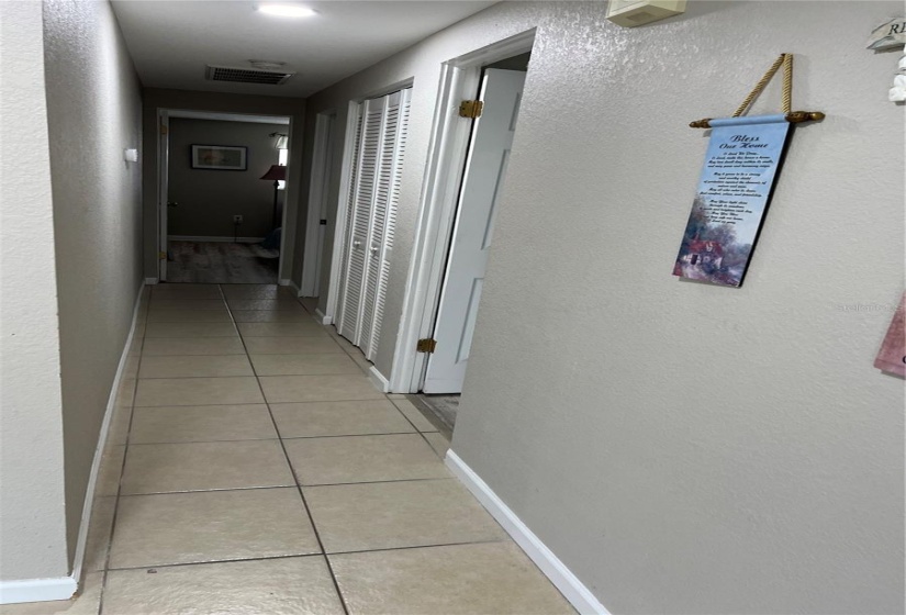 Hallway to 2nd and 3rd Bedrooms