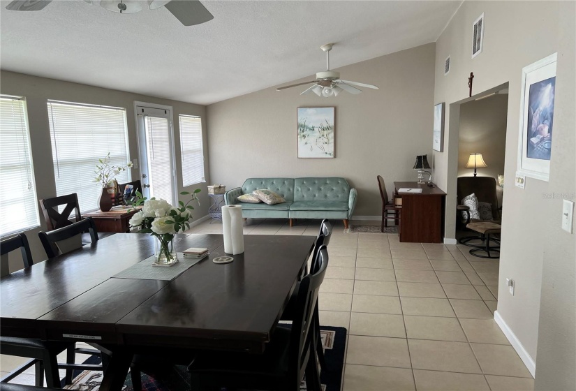 Office Area from Dining Room