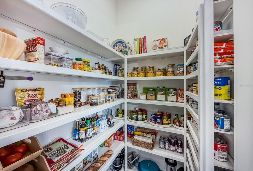 Sizable Walk-In Pantry