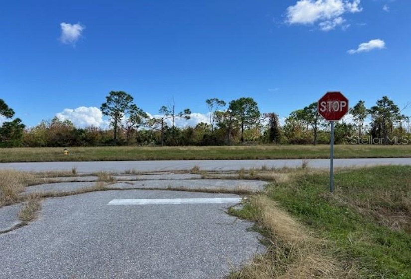 BACK VIEW OF ROAD ACCESS