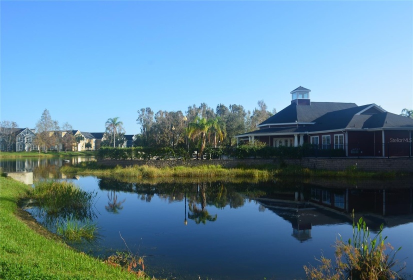 Community Pool & Clubhouse View