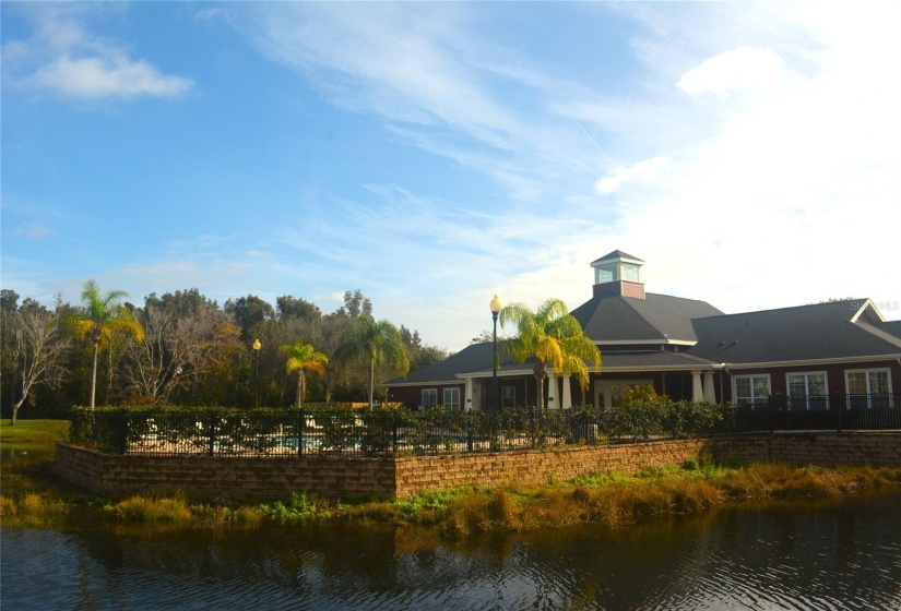 Community Pool & Clubhouse View