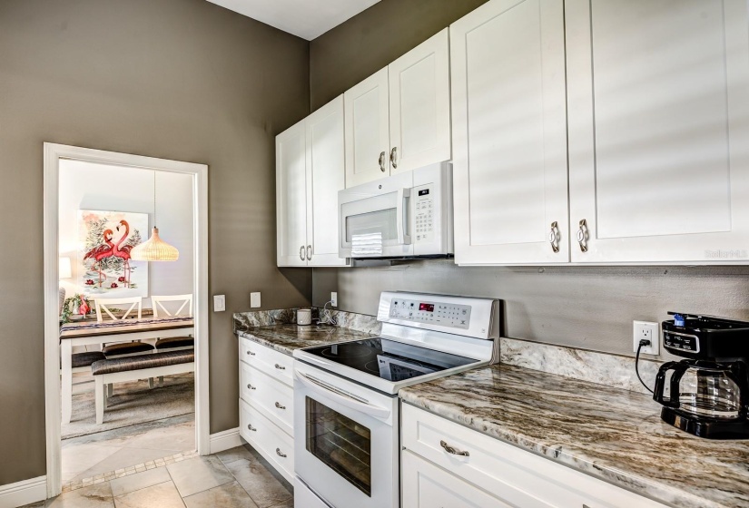 Kitchen with soft close cabinetry