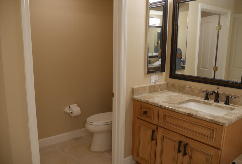 2nd vanity and water closet in Primary bath.